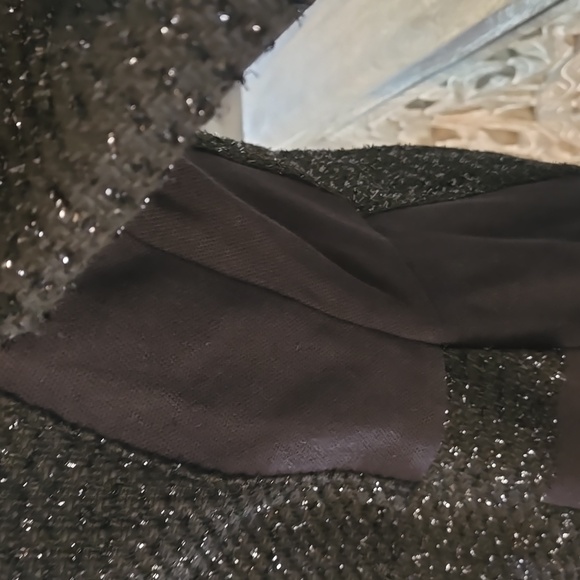 Worthington Textured Black Blazer With Silver Sparkle Detail - Picture 3 of 11